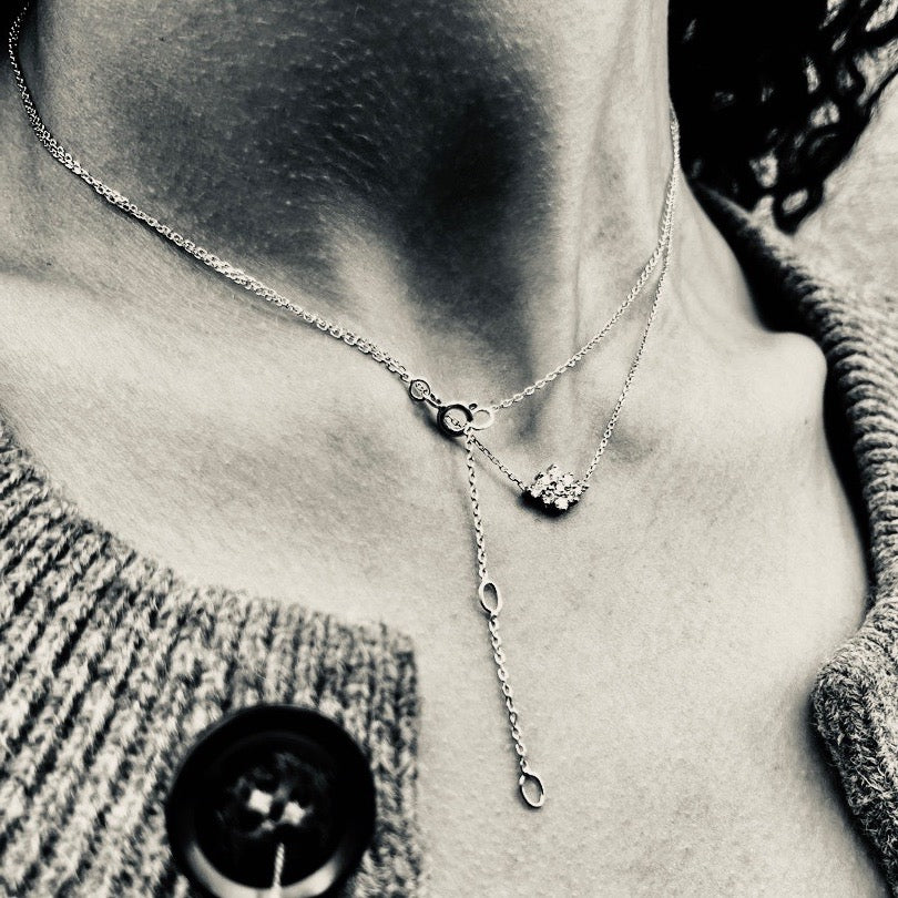 BASIC, Facetted Necklace, Gold 18k