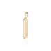 Amsterdam, Leiden Long Pendant, Gold/Diamonds