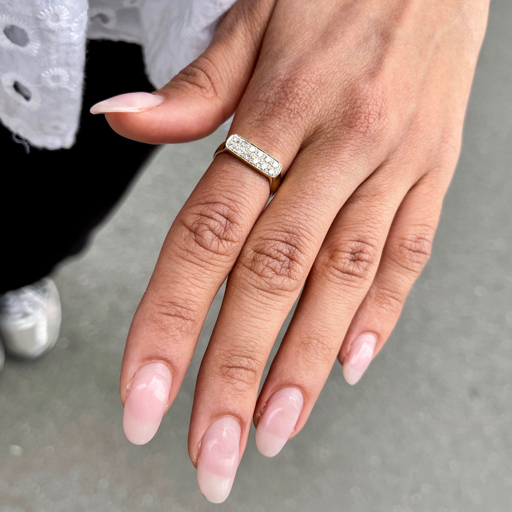 AMSTERDAM, Vermeer Signet Ring, Gold/Diamonds