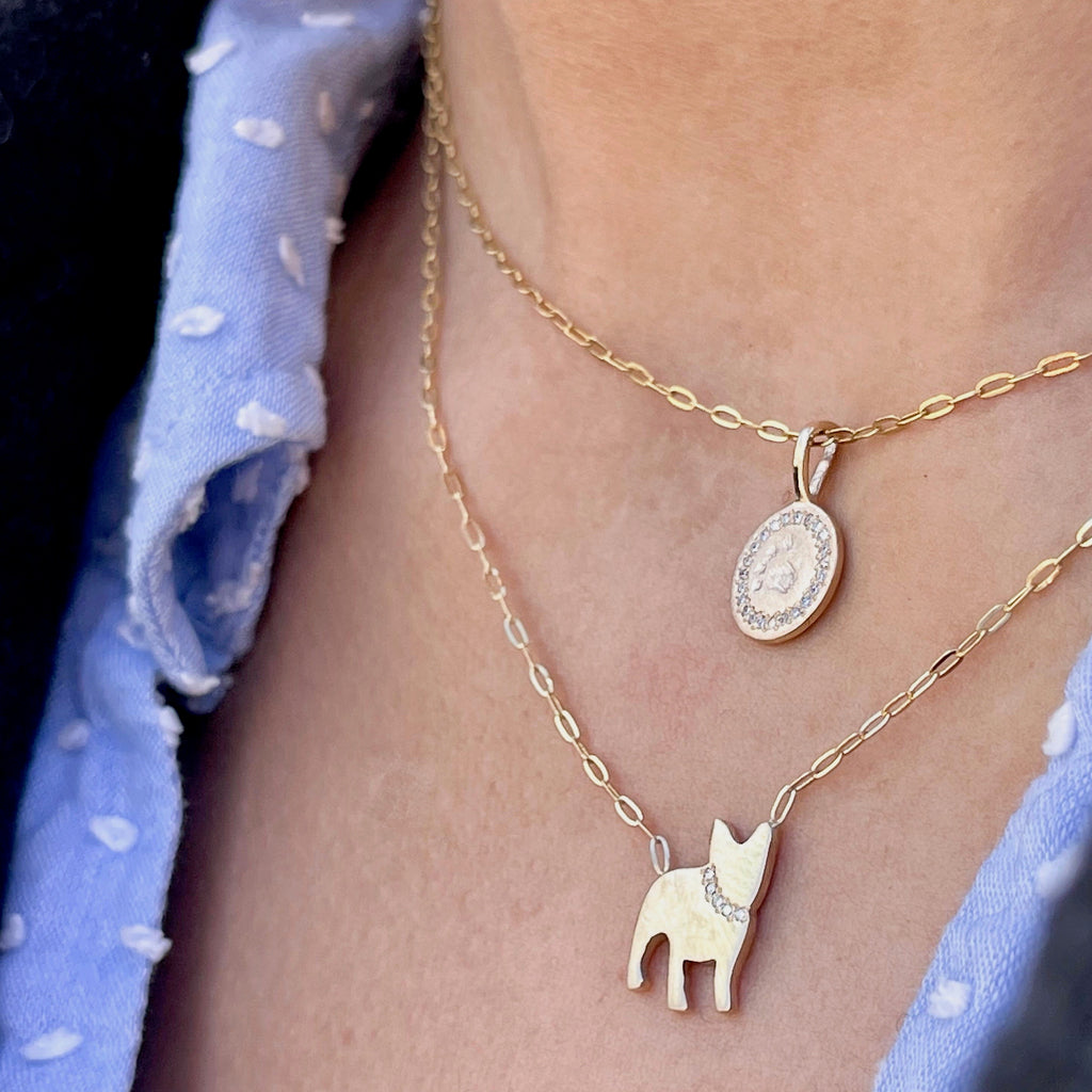 Paris, Flore Medaillon, Gold/diamonds