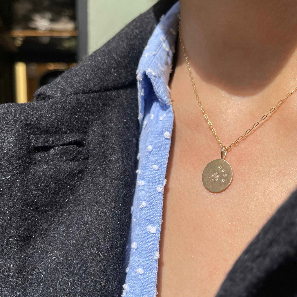 Paris, Large Select Medaillon, Gold