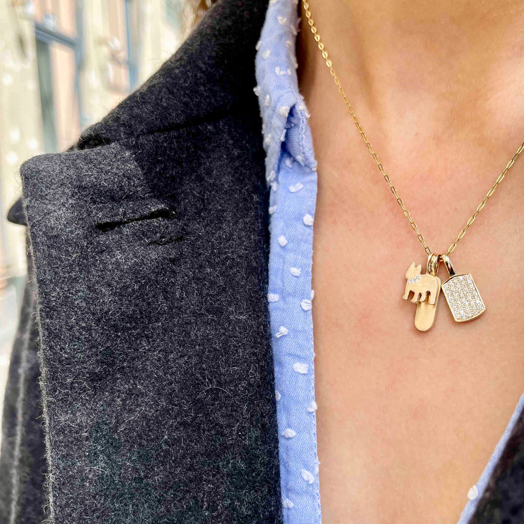 Paris, Paix Pendant, Gold/Diamonds