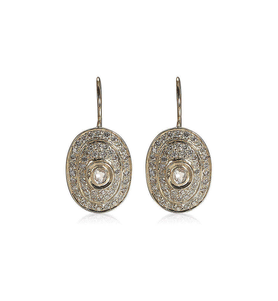 MODERN VINTAGE, Victorian Ellipse Earring