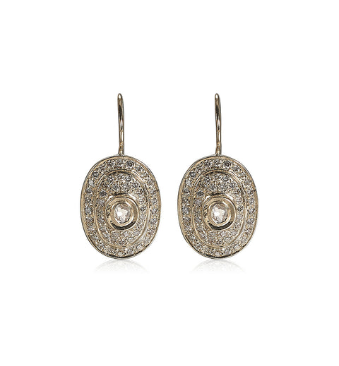 MODERN VINTAGE, Victorian Ellipse Earring