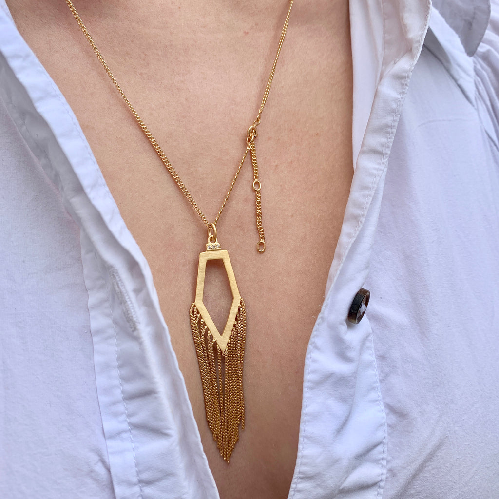 PENTAGON, Dangles Necklace