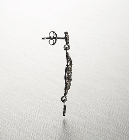 DIAMONDS, 2-Hearts Earring