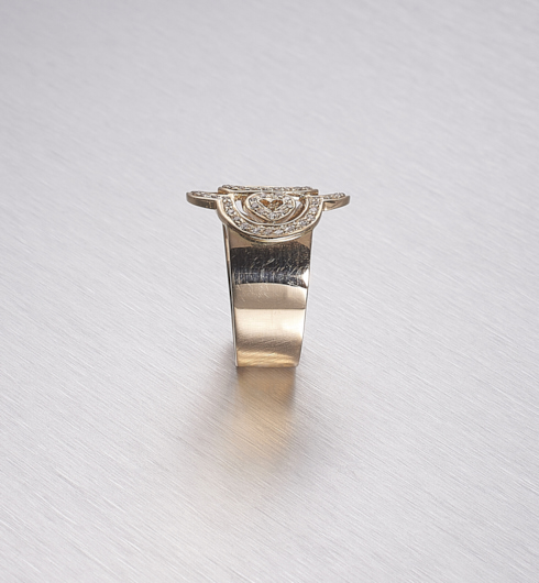 DIAMONDS, 2-Hearts Ring