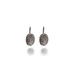 SUPER ELLIPSE, Earring, 2-tone/Dark