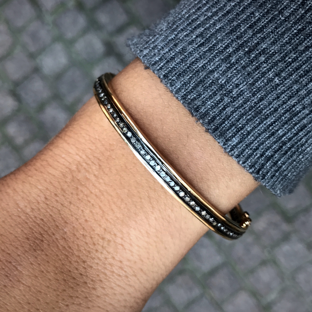 BOSTON, 1-line Bangle Size 1