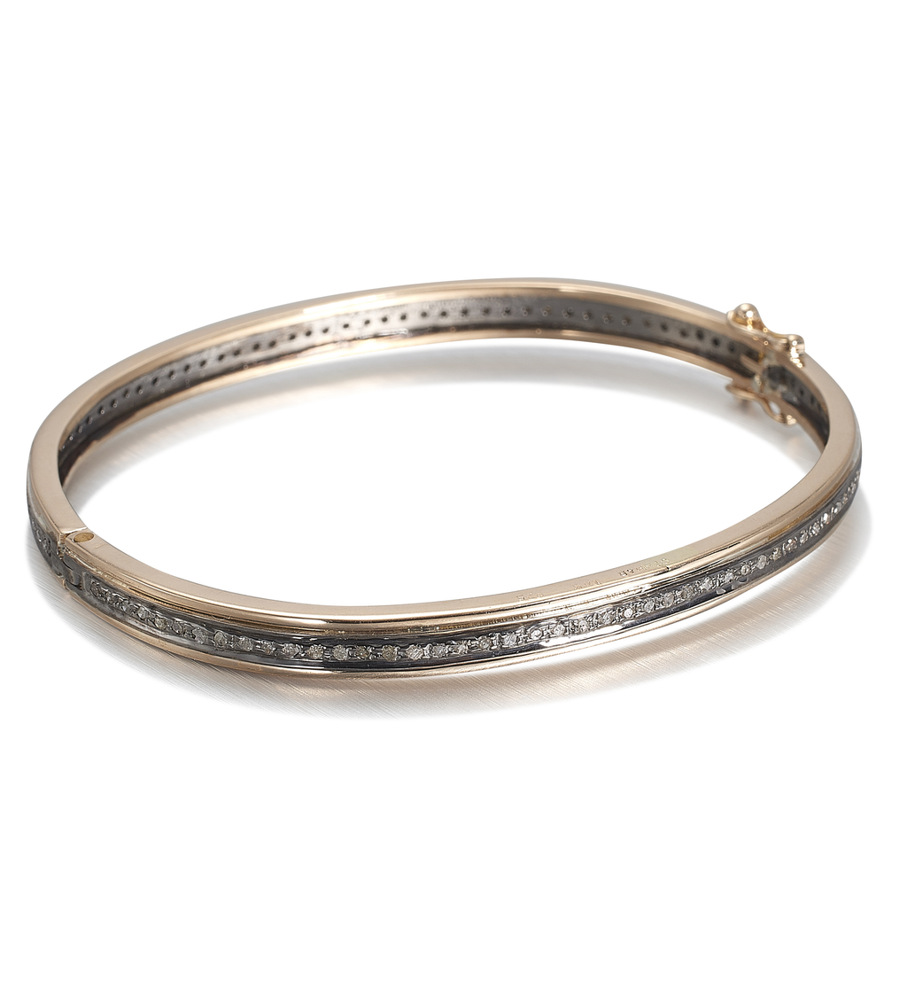 BOSTON, 1-line Bangle Size 2