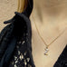 LETTERS, Z Diamond Pendant 0,10ct, Gold/Diamonds