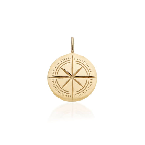 ATLANTIS, Forgotten Compass Pendant, Gold