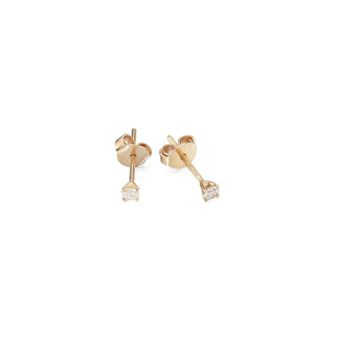 OLYMPIA, Artemis Stud 0,06ct, Gold/White