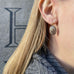MODERN VINTAGE, Victorian Ellipse Earring
