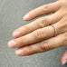 Aligned, 1/3-Line Curved 0,10 ct, Gold/White