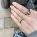 NEW VINTAGE, Classic Oval ring, Gold/White