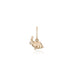 BUNNY, Bunny pendant 0,06ct, Gold/White