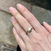 NEW VINTAGE, Classic small ring, Gold/White