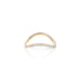 Aligned, 1/3 - EVEN Eternity Wave, Gold/White