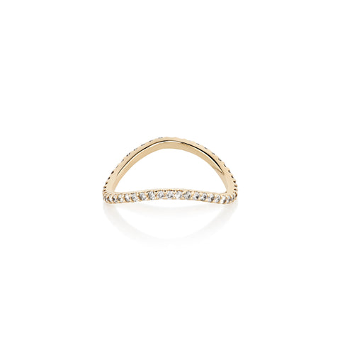 Aligned, 1/1 - EVEN Eternity Wave, Gold/White
