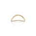 Aligned, 1/1 - EVEN Eternity Wave, Gold/White