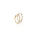 BALANCED, Huggies Round 12mm 0,12ct, Gold/White