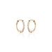 BALANCED, Huggies Round 12mm 0,12ct, Gold/White