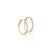 BALANCED, Huggies Round 15mm 0,17ct, Gold/White