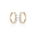 OLYMPIA, Calliope huggies, 1,32ct 16mm, Gold/White