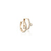 OLYMPIA, E0s Bezel-side huggies, 0,21ct 11mm, Gold/White
