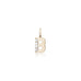 LETTERS, B Diamond Pendant 0,10ct, Gold/Diamonds