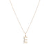 LETTERS, E Diamond Pendant 0,10ct, Gold/Diamonds