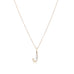 LETTERS, J Diamond Pendant 0,10ct, Gold/Diamonds