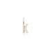 LETTERS, K Diamond Pendant 0,10ct, Gold/Diamonds