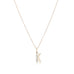 LETTERS, K Diamond Pendant 0,10ct, Gold/Diamonds