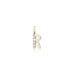 LETTERS, R Diamond Pendant 0,10ct, Gold/Diamonds