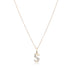 LETTERS, S Diamond Pendant 0,10ct, Gold/Diamonds