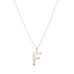 LETTERS, F Mega Pendant, Gold