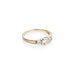 Aligned, 3-stone 0,85 tcw, Gold/White