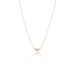 FLORENCE, Santa Maria Mini Bow Necklace, Gold/Diamonds