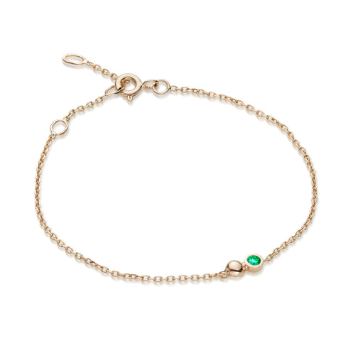 SEATTLE, Tech Duo Bracelet, Gold/Emerald