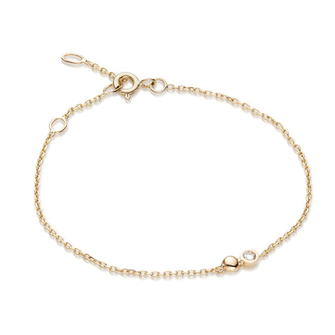 SEATTLE, Tech Duo Bracelet 18k, Gold/Diamond