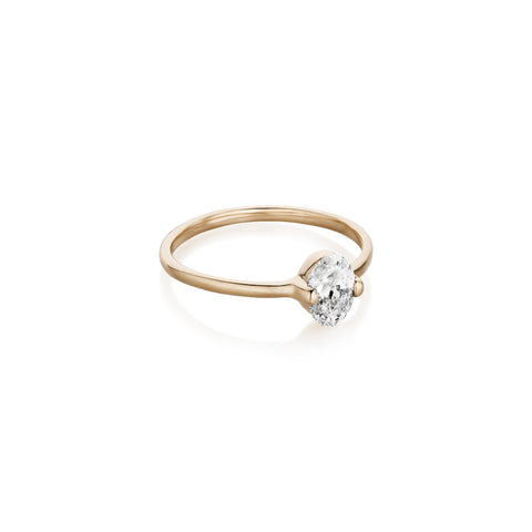 ROME, Colosseo Oval 0,70 tcw, Gold/White