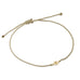 ATLANTIS, North Star SILK bracelet, 14k Gold