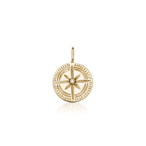 ATLANTIS, Secret Compass JUBILEE pendant, Gold/Diamond