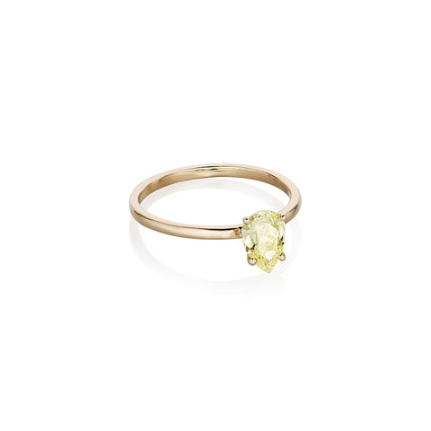 CAPRI, Tiberia Pear 0,80 tcw, Gold/Yellow