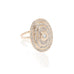 MODERN VINTAGE, Victorian Luxury 0,90ct Ring, Gold/White