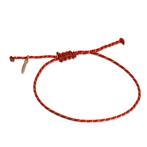 SANTORINI, Kamara Silk Twirl, Red/Golden