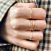 KALAHARI, Lily Diamond Ring, Gold/White