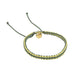 BOHO BRACELETS, Braided, Green/Yellow